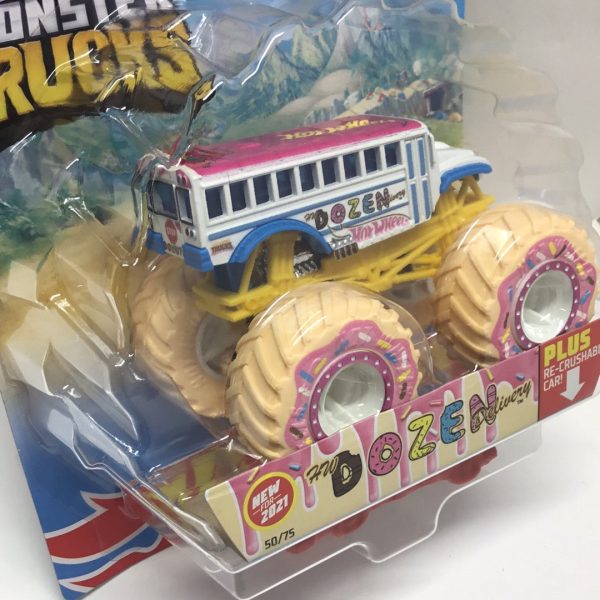 2021 Hot wheels monster Trucks HW Dozen Delivery 50 75 Wheel Cool 3 6 133I Supply