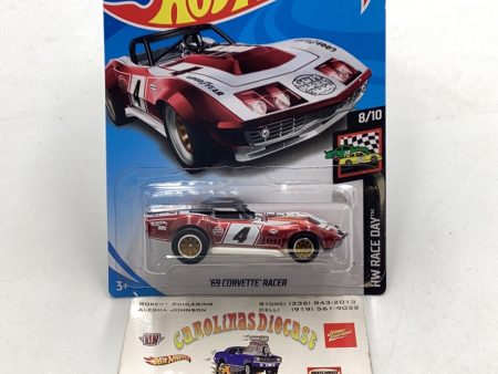 2018 hot wheels super treasure hunt #173 69 Corvette Racer W Protector Discount