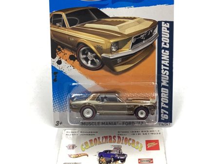 2012 hot wheels super treasure hunt #116 67 Ford Mustang Coupe Online Hot Sale