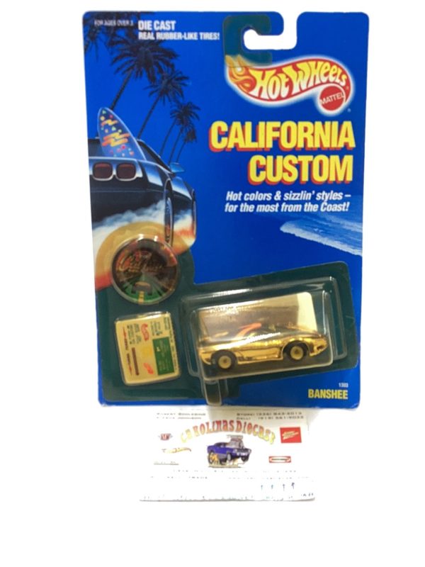 1989 Hot Wheels California Custom Banshee real riders Fashion