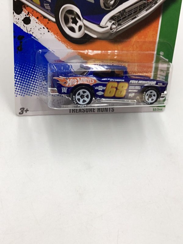 2011 hot wheels #52 treasure hunt 57 Chevy W  protector Online Hot Sale