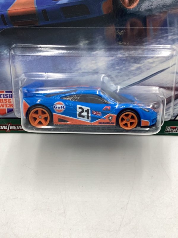 Hot wheels British Horse Power 1 5 Gulf McLaren F1 GTR Hot on Sale