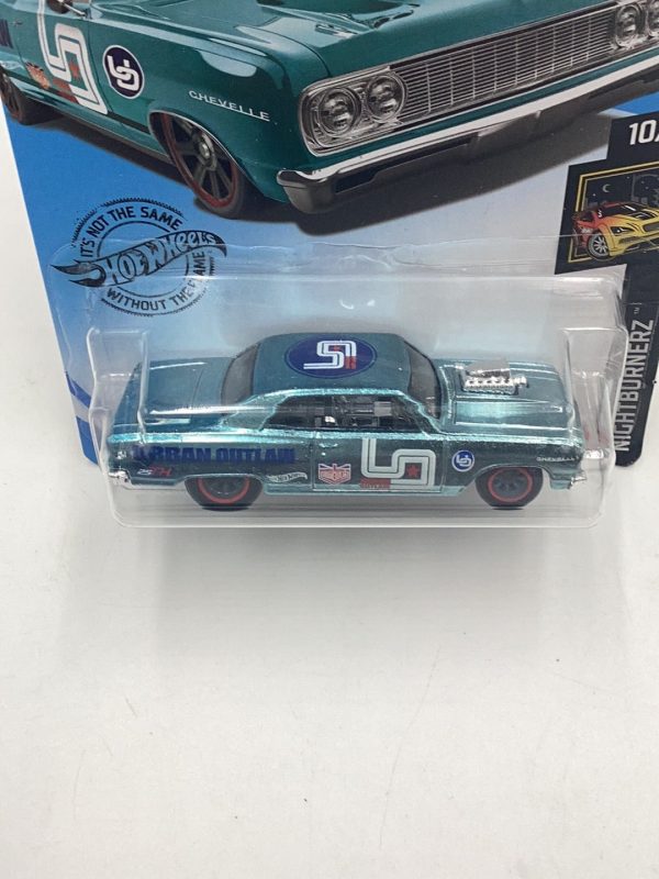 2019 hot wheels super treasure hunt #247 64 Chevy Chevelle SS W Protector Cheap