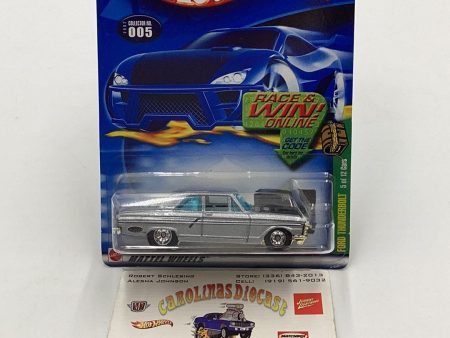 2002 Hot Wheels Treasure Hunt #5 Ford Thunderbolt rubber tires with protector 68A Online Sale