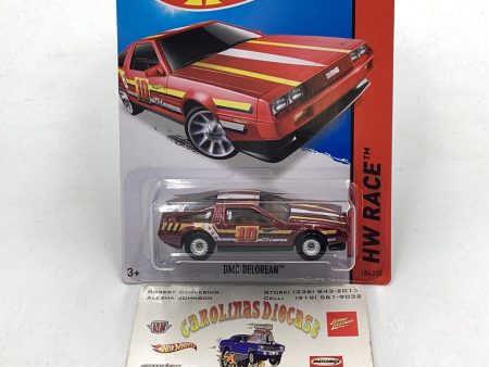 2015 hot wheels super treasure hunt #184 DMC Delorean W Protector Supply