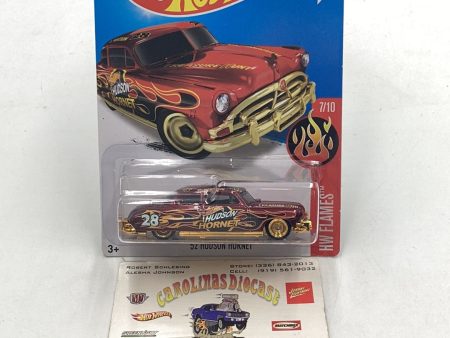 2016 hot wheels super treasure hunt 52 Hudson Hornet W Protector Online now