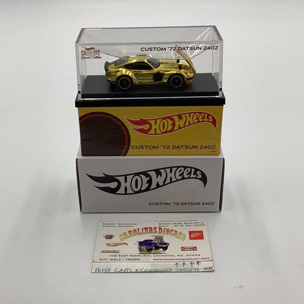 2021 Hot Wheels RLC Custom ‘72 Datsun 240z Gold 06817 25000 For Cheap