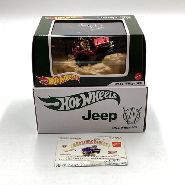 2022 Hot Wheels RLC 1944 Willys MB Jeep Red 10898 25000 Online