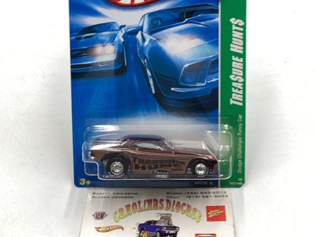 2008 Hot Wheels Super Treasure Hunt #167 Dodge Challenger Funny Car W Protector Supply