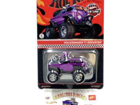 Hot wheels redline club Volkswagen T1 Rockstar 28566 30000 with protector Hot on Sale