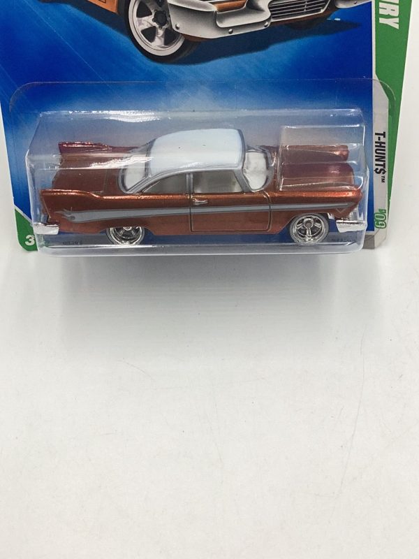 2009 hot wheels treasure hunt #44 57 Plymouth Fury with protector Online Sale