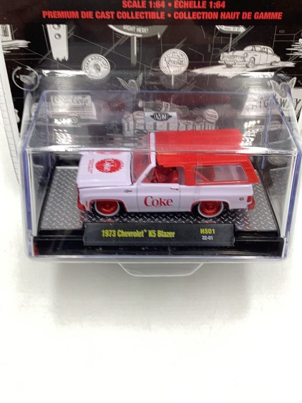 2022 M2 MACHINES 1973 Coca Cola Chevrolet K5 Blazer Hobby Exclusive CHASE HS01 Online Sale