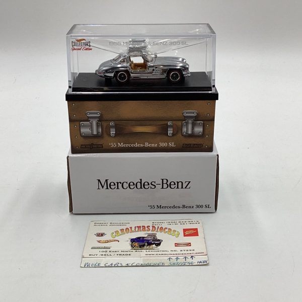 2021 Hot Wheels RLC ‘55 Mercedes Benz 300SL Chrome 04302 20000 Supply