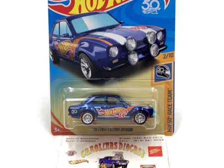 2018 hot wheels super treasure hunt 70 Ford escort RS1600 W Protector Supply