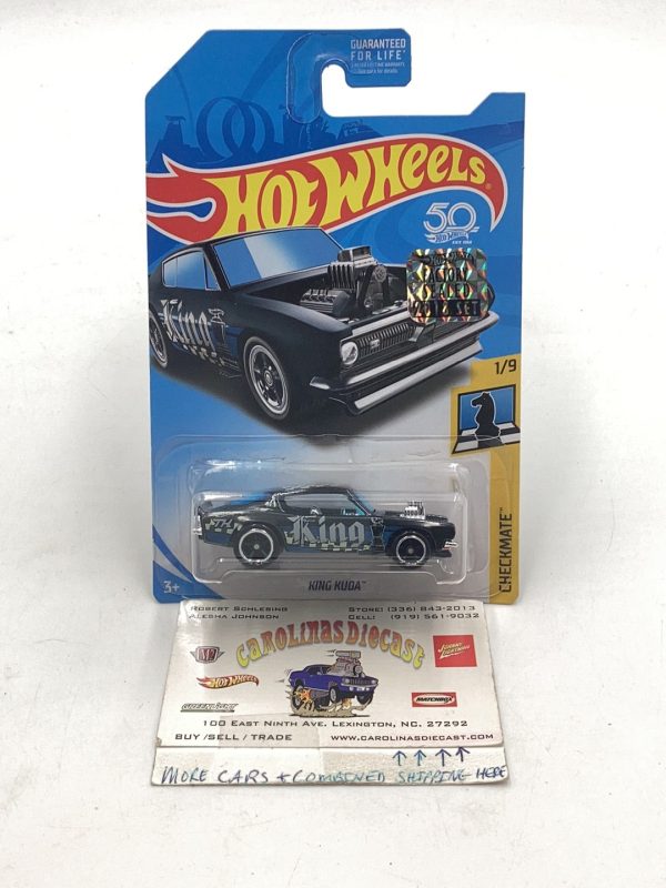 2018 hot wheels super treasure hunt King Kuda factory sealed sticker W  Protector Hot on Sale