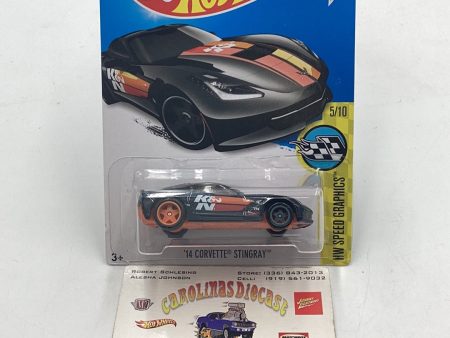 2016 hot wheels super treasure hunt 14 Corvette Stingray W Protector Online