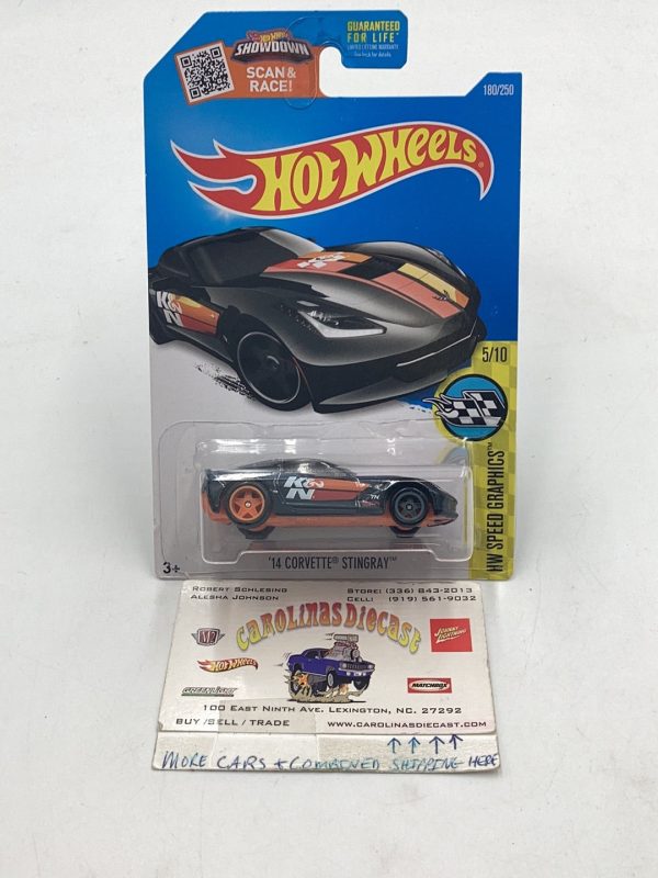 2016 hot wheels super treasure hunt 14 Corvette Stingray W Protector Online