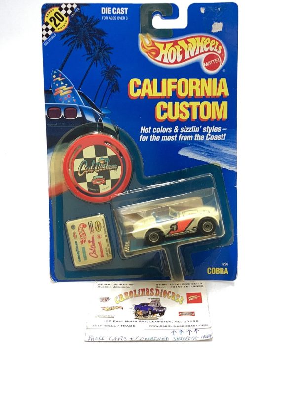 1989 Hot Wheels California Custom Cobra real riders Cheap