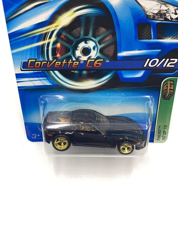 2006 Hot Wheels #48 Treasure Hunt Corvette C6 W protector 66E Online Sale