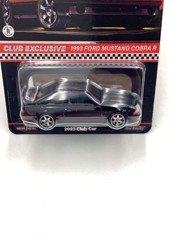 2023 Hot Wheels 1993 Ford Mustang Cobra R Club Car W Patch and Pin For Cheap