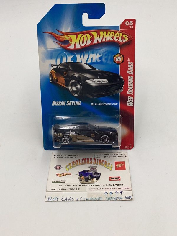 2008 Hot Wheels Web Trading Cars Nissan Skyline 05 24 on Sale