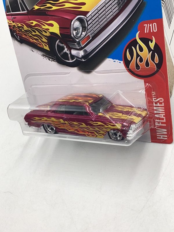 2017 hot wheels super treasure hunt 63 Chevy II W Protector Online