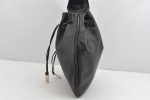 Authentic GUCCI Vintage Shoulder Bag Purse Leather 0014030 Black 1269K Discount