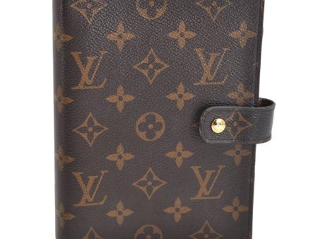 Authentic Louis Vuitton Monogram Agenda MM Notebook Cover R20004 LV 1016K Cheap