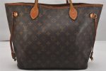 Authentic Louis Vuitton Monogram Neverfull MM Shoulder Tote Bag M40156 LV 1009K For Cheap