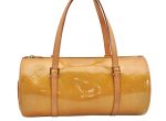 Authentic Louis Vuitton Vernis Bedford Hand Bag Yellow Beige M91006 LV 1205K Online now