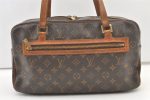 Authentic Louis Vuitton Monogram Cite GM Shoulder Bag M51181 LV 1246K Online now