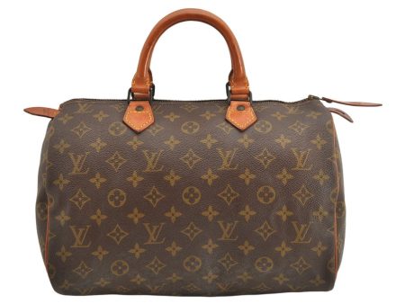 Authentic Louis Vuitton Monogram Speedy 30 Hand Boston Bag Old Model LV 1421K Sale