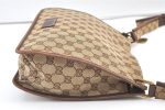 Authentic GUCCI Shoulder Cross Body Bag GG Canvas Leather 91762 Brown 1274K Online Sale