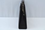 Authentic SAINT LAURENT Clutch Bag Pouch Leather Black YSL K9910 on Sale