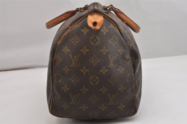 Authentic Louis Vuitton Monogram Speedy 35 Hand Boston Bag Old Model LV 1280K Discount