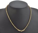 Authentic Christian Dior Gold Tone Chain Rhinestone Pendant Necklace CD 1279K For Discount