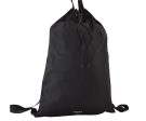 Authentic PRADA Vintage Nylon Leather Drawstring Backpack Black 1413K For Sale