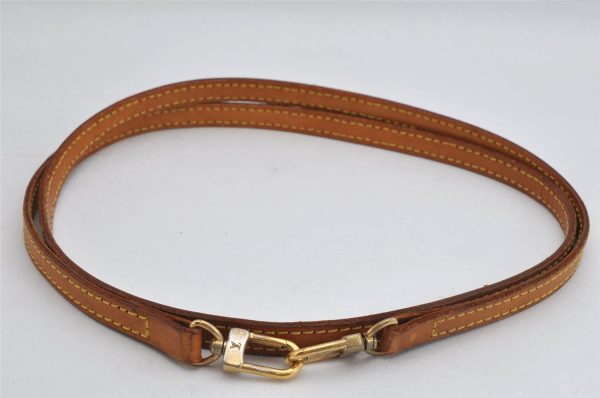 Authentic Louis Vuitton Leather Shoulder Strap Beige 47  LV 0951K Online