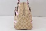 Authentic COACH Signature Shoulder Hand Bag PVC Leather F18918 Beige 1182K Online now