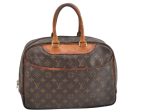 Authentic Louis Vuitton Monogram Deauville Hand Bag M47270 LV 1253K on Sale