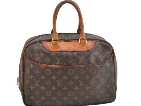 Authentic Louis Vuitton Monogram Deauville Hand Bag M47270 LV 1253K on Sale