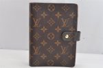 Authentic Louis Vuitton Monogram Agenda MM Notebook Cover R20004 LV 1016K Cheap