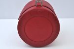 Authentic BVLGARI Leather Shoulder Hand Bag Purse Red K9907 For Cheap