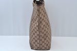 Authentic GUCCI Vintage Shoulder Tote Bag GG Canvas Leather Brown K9919 Fashion