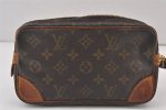 Authentic Louis Vuitton Monogram Marly Dragonne PM M51827 Clutch Bag Junk 0984K For Cheap