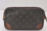 Authentic Louis Vuitton Monogram Marly Dragonne PM M51827 Clutch Hand Bag 1285K on Sale