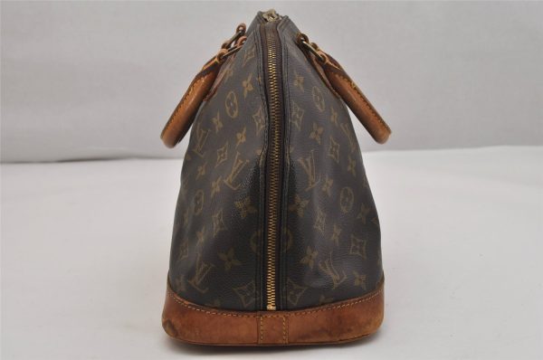 Authentic Louis Vuitton Monogram Alma Hand Bag Purse M51130 LV 1348K on Sale