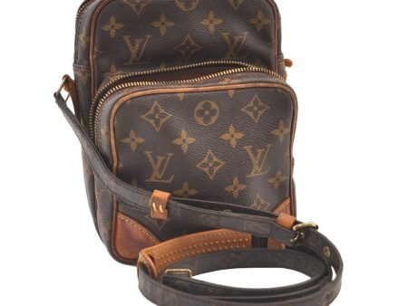 Authentic Louis Vuitton Monogram Amazone Shoulder Cross Bag M45236 Junk 0981K Sale