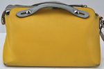 Authentic FENDI By The Way Large 3Way Shoulder Clutch Bag Leather Yellow K9908 For Discount