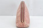 Authentic GUCCI Vintage Guccissima GG Leather Pouch Purse 141810 Pink 1277K Online Sale